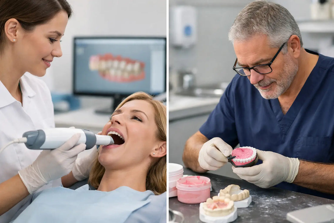 ¿Escáner intraoral vs impresión tradicional?