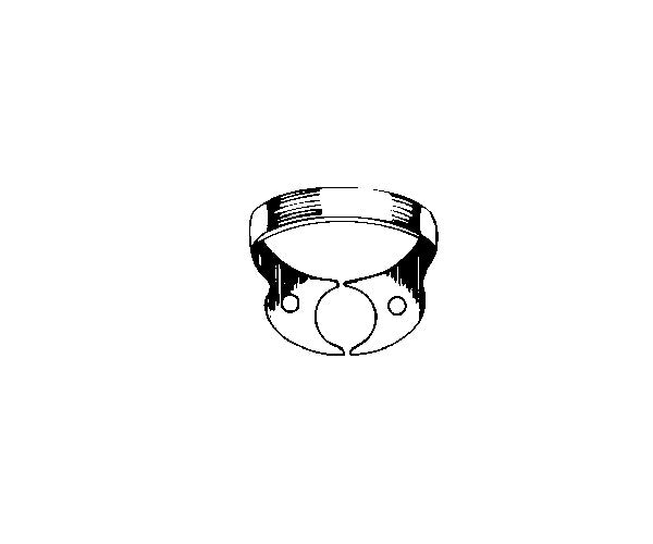 CLAMP IVORY no. W8A for small molar roots