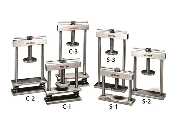 BRIDA MESTRA c/muelle 2 muflas acero inox