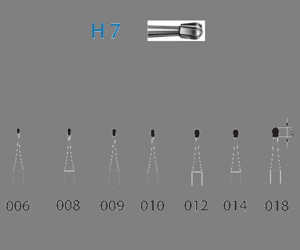 H7.314.009 KOMET MADUIXA C. TUNGSTÈ PERA TURBINA ø 009 5 ut.