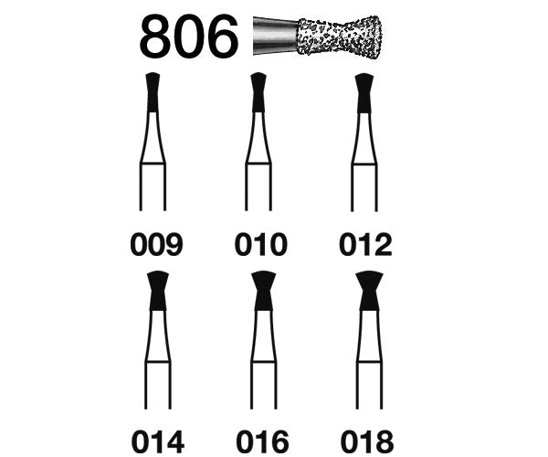 806.314.010 KOMET MADUIXA DIAMANT DIÀBOL TURBINA ø 010 GRA ESTANDAR 5 u.