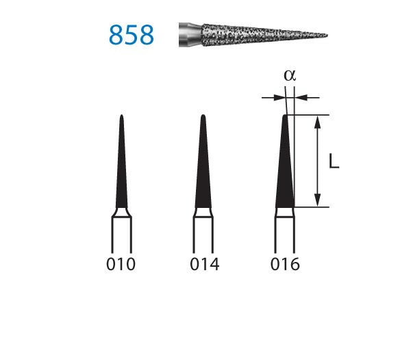 858.314.014 KOMET DIAMOND CUTTER TURBINE LANCE ø 014 STANDARD GRAIN 5 units