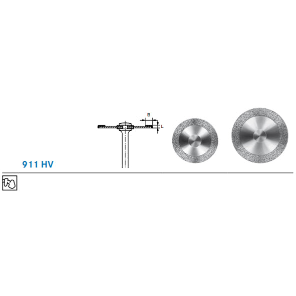911HV.104.220 KOMET DISC DIAMANT REVESTIMENT CARA SUP PEÇA DE MÀ ø 220 - 1uds