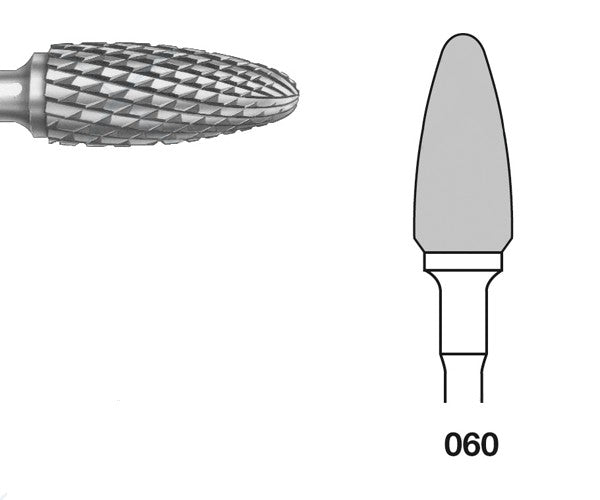 H251E.104.060 KOMET TUNGSTEN ACORN HANDPIECE ø 060 - 1 unit