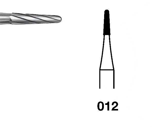 H23R.104.012 KOMET MADUIXA C. TUNGSTÈ CONICA ARRODONIDA PEÇA DE MÀ ø 012 - 5uds