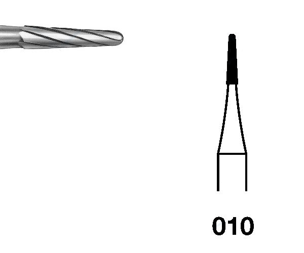H23R.104.010 KOMET MADUIXA C. TUNGSTENO CONICA ARRODONIDA PEÇA DE MÀ ø 010 - 5uds