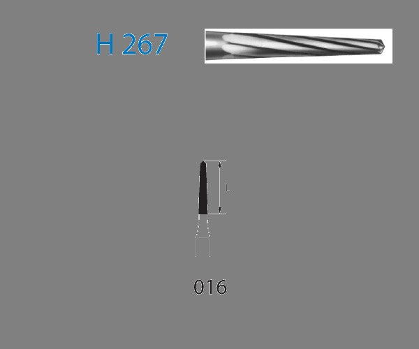 H267.104.016 KOMET MADUIXA C. TUNGSTÈ CONICA PEÇA DE MÀ ø 016 5 u.