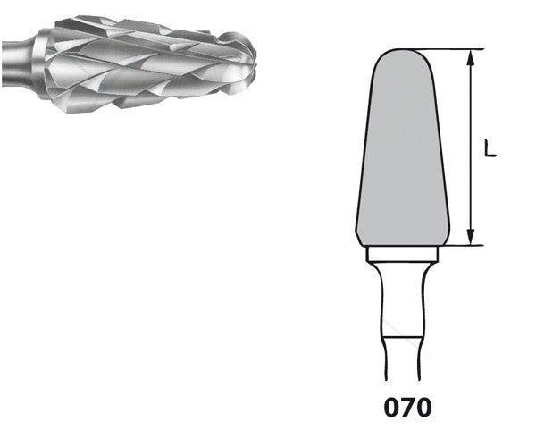 H79SGE.104.070 KOMET MADUIXA C. TUNGSTÉ CONICA ARRODONIDA PEÇA DE MÀ ø 070 - 1uds