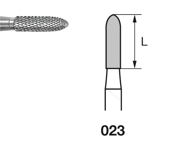 H139EF.104.023 KOMET MADUIXA C. TUNGSTÈ TORPED PEÇA DE MÀ ø 023 - 1uds