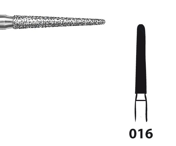 850.104.016 KOMET MADUIXA DIAMANT CONICA ARRODONIDA PEÇA DE MÀ ø 016 - 5uds
