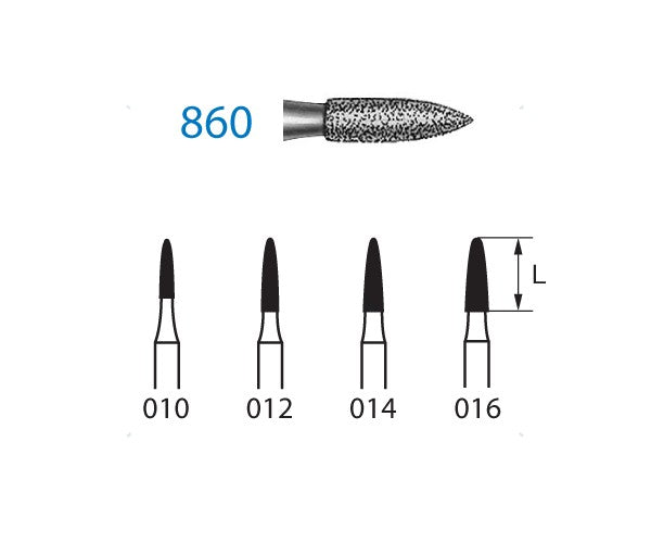 860.104.012 KOMET MADUIXA DIAMANT TRUCA PEÇA DE MÀ ø 012 - 5uds