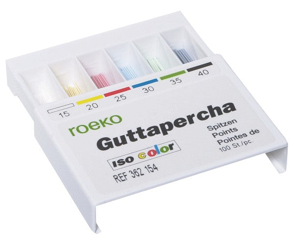 PUNTA GUTAPERCHA ROEKO SUPRA COLOR 35 100 ud