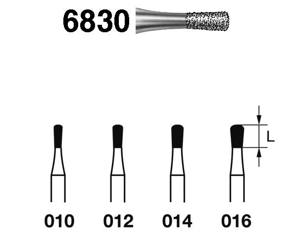 6830.314.014 KOMET MADUIXA DIAMANT PERA TURBINA ø 014 GRA GRUIXUT 5 u.