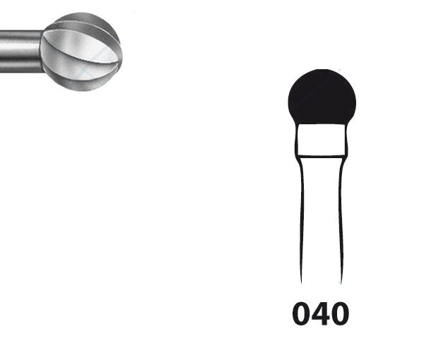 H71.104.040 KOMET FRESA C. TUNGSTENO REDONDA PIEZA DE MANO ø 040 - 1uds