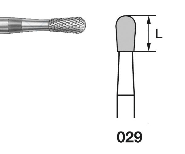 H77EF.104.029 KOMET MADUIXA C. TUNGSTÈ PERA PEÇA DE MÀ ø 029 - 1uds