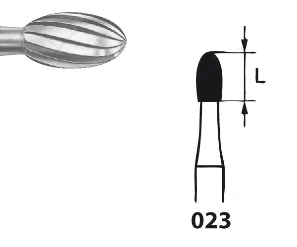 H379.104.023 KOMET MADUIXA C. TUNGSTÈ OU PEÇA DE MÀ ø 023 - 5uds