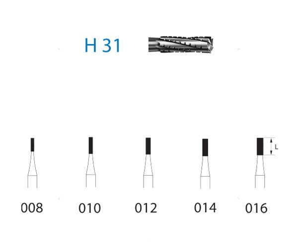 H31.104.016 KOMET MADUIXA C. TUNGSTÈ CILÍNDRICA PEÇA DE MÀ ø 016 - 5uds