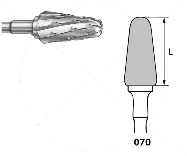 H79SGEA.104.070 KOMET MADUIXA C. TUNGSTENO CONICA ARRODONIDA PEÇA DE MÀ ø 070 - 1uds