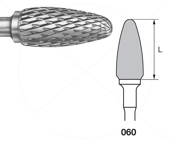 H251EA.104.060 KOMET FRESA C. TUNGSTENO BELLOTA PIEZA DE MANO ø 060 - 1uds