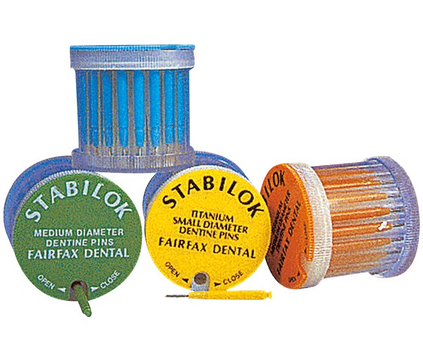 STABILOK PINS amarillo titanio 0,6 mm 20 ud