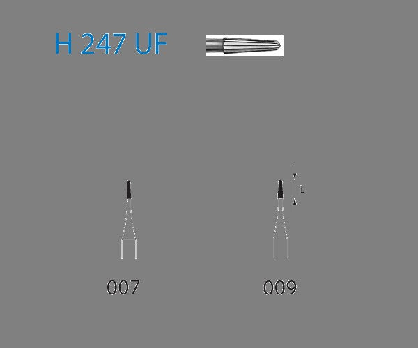 H247UF.314.007 KOMET carburo clinica 5 ud