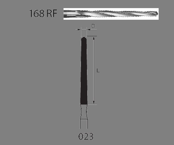 168RF.104.023 KOMET CONICAL STEEL MILLING HANDPIECE ø 023 1 pc.