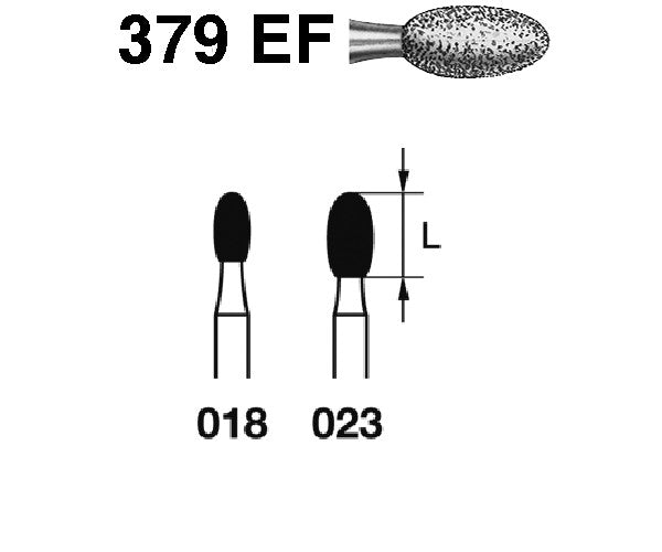 379EF.314.018 KOMET MADUIXA DIAMANT OU TURBINA ø 018 GRA EXTRA FI 5 u.