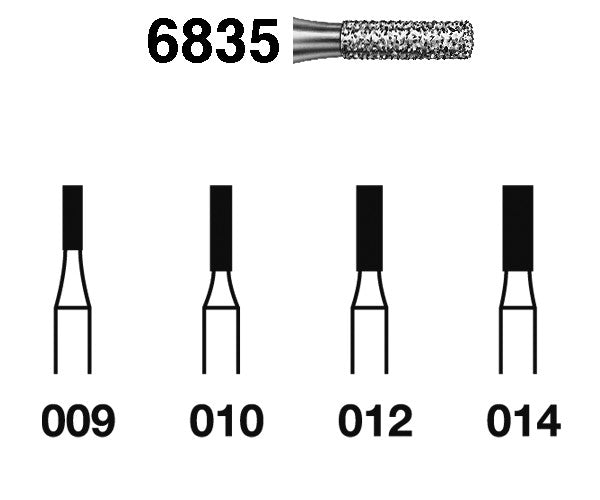 6835.314.010 KOMET MADUIXA DIAMANT CILÍNDRICA TURBINA ø 010 GRA GRUIXUT 5 u.