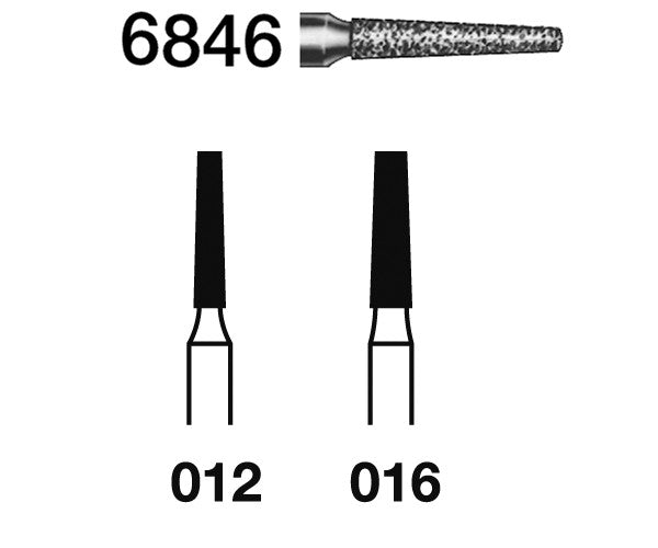 6846.314.012 KOMET MADUIXA DIAMANT CONICA TURBINA ø 012 GRA GRUIXUT 5 u.
