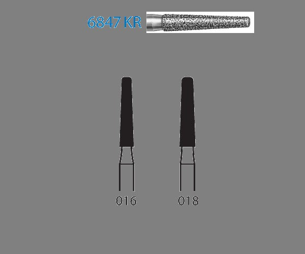 6847KR.314.016 KOMET MADUIXA DIAMANT CONICA VORA RODONIAT TURBINA ø 016 GRA GRUIXUT 5 u.