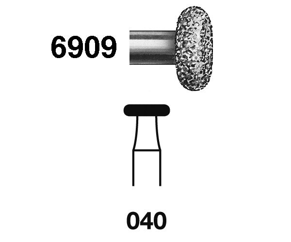 6909.314.040 KOMET MADUIXA DIAMANT RODA TURBINA ø 040 GRA GRUIXUT 5 u.