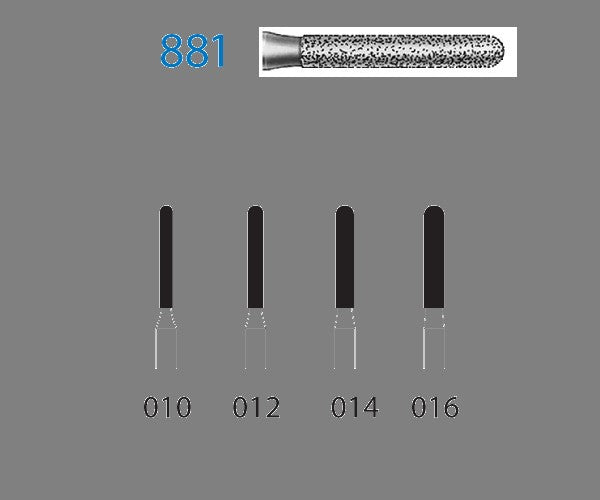 881.314.016 KOMET ROUNDED CYLINDRICAL DIAMOND TURBINE CUTTER ø 016 STANDARD GRAIN 5 units