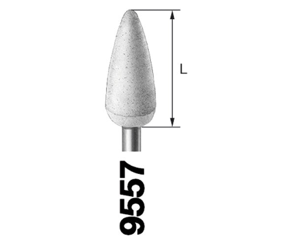 9557.204.060 KOMET universal white polisher 10 units