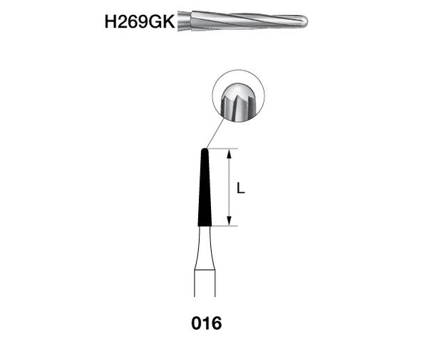 H269GK.314.016 KOMET carbur clinica endo 5 u