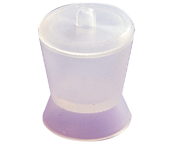 Large silicone mug with lid