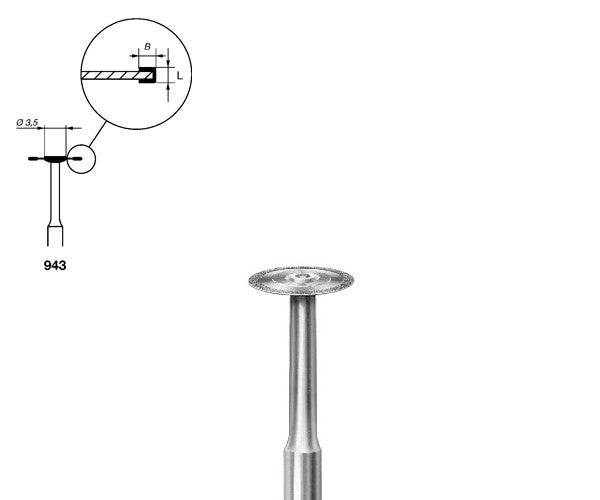 943.104.065 KOMET DISC DIAMANT RIGIT PEÇA DE MÀ ø 065 - 1uds