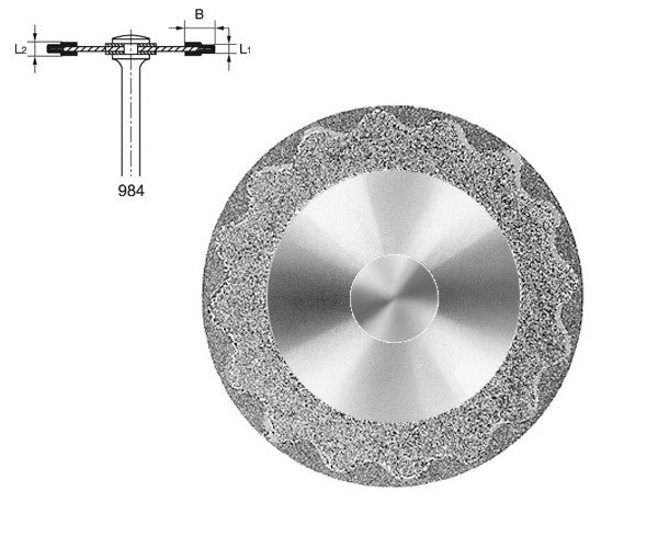 984.104.220 KOMET DISC DIAMANT HIPERFLEXIBLE PEÇA DE MÀ ø 220 - 1uds