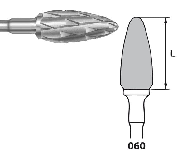 H251SGEA.104.060 KOMET MADUIXA C. TUNGSTENO BELLOTA PEÇA DE MÀ ø 060 - 1uds
