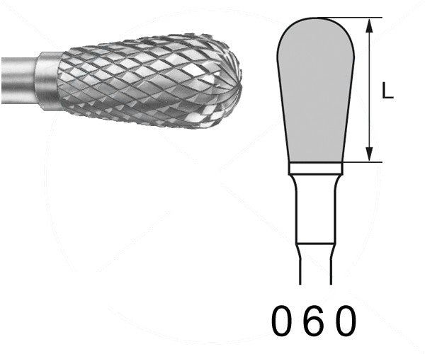 H77E.104.060 KOMET MADUIXA C. TUNGSTÈ PERA PEÇA DE MÀ ø 060 - 1uds