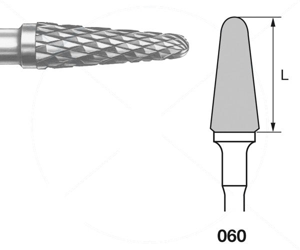 H79E.104.060 KOMET MADUIXA C. TUNGSTÉ CONICA ARRODONIDA PEÇA DE MÀ ø 060 - 1uds