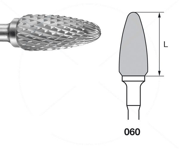 H251EL.104.060 KOMET MADUIXA C. TUNGSTENO BELLOTA PEÇA DE MÀ ø 060 - 1uds