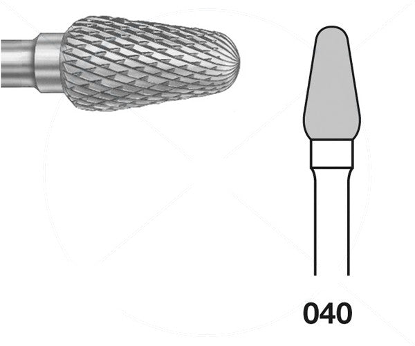 H351EF.104.040 KOMET MADUIXA C. TUNGSTÉ BELLOTA PEÇA DE MÀ ø 040 - 1uds