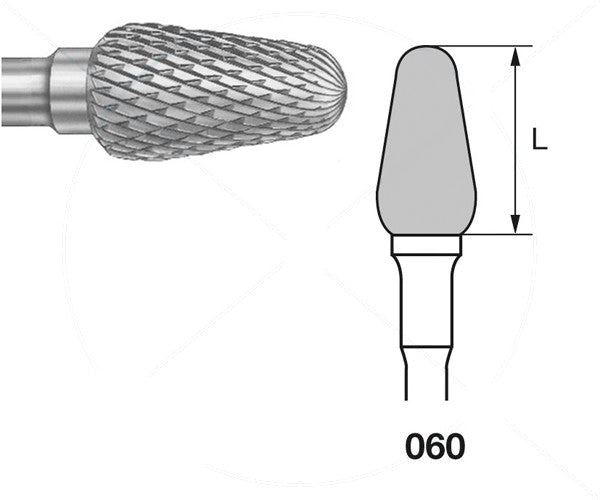 H351EF.104.060 KOMET MADUIXA C. TUNGSTÉ BELLOTA PEÇA DE MÀ ø 060 - 1uds