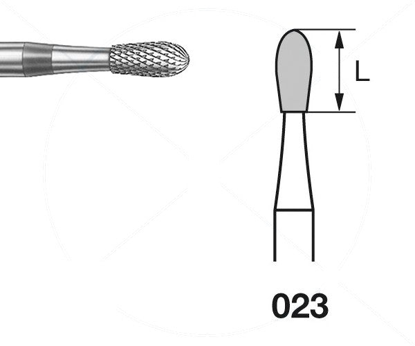 H88EF.104.023 KOMET MADUIXA C. TUNGSTÉ GOTA PEÇA DE MÀ ø 023 - 1uds