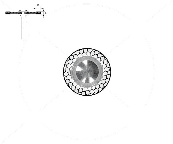 934.104.100 KOMET DISC DIAMANT FLEXIBLE PEÇA DE MÀ ø 100 - 1uds