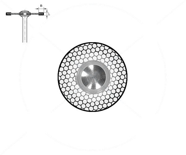 934.104.140 KOMET DISCO DIAMANTE FLEXIBLE PIEZA DE MANO ø 140 - 1uds