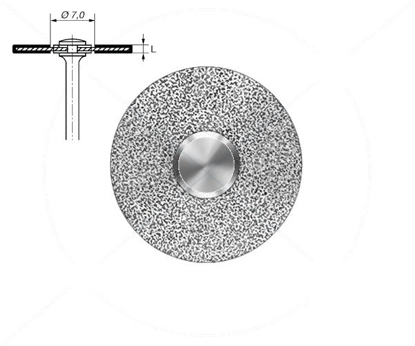 918B.104.180 KOMET DISCO DIAMANTE RIGIDO PIEZA DE MANO ø 180 - 1uds