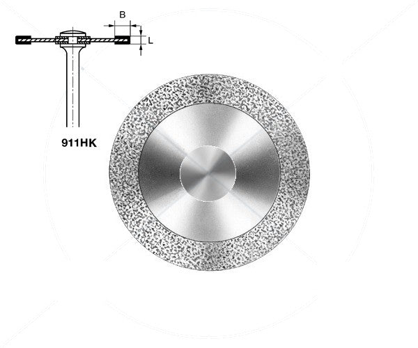 911HK.104.180 KOMET DISC DIAMANT DISC PEÇA DE MÀ ø 180 - 1uds