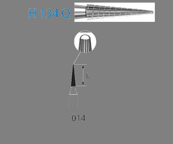 H134Q.314.014 KOMET TUNGSTEN CUTTER TURBINE LANCE ø 014 5 units