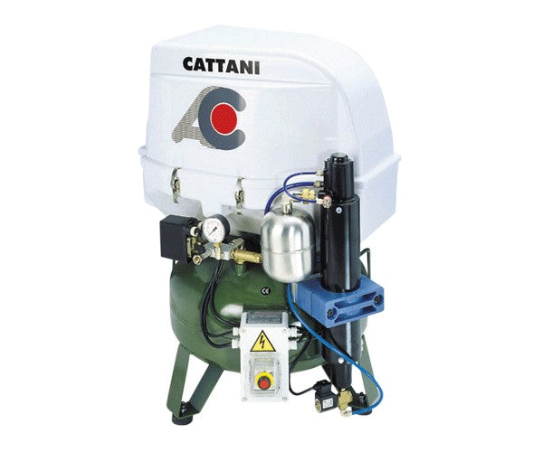 CATTANI COMPRESSOR 2 cylinder w/soundproof dryer